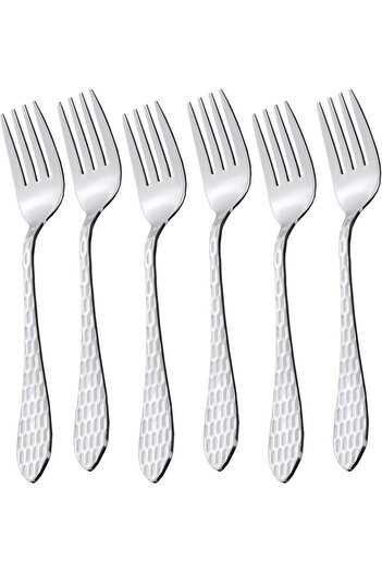 ALSAIF K2230502/frf Stainless Steel Fruit Forks 6-piece Set, Silver