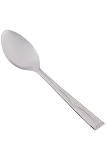 ALSAIF Japanese Tea Spoon Set Of 12 Pieces By Al Saif, Silver