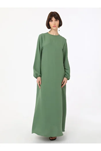 Refka Φόρεμα Hijab Soft Touch - Χακί - Refka