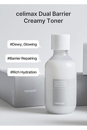 Noname Celimax Dual Barrier Creamy Toner | With Ceramide, Peptide, Oils and Alcohol, Moisturizing, Soothing