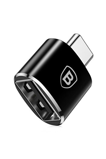 Baseus Adaptor Baseus Mini OTG CATOTG-01, negru