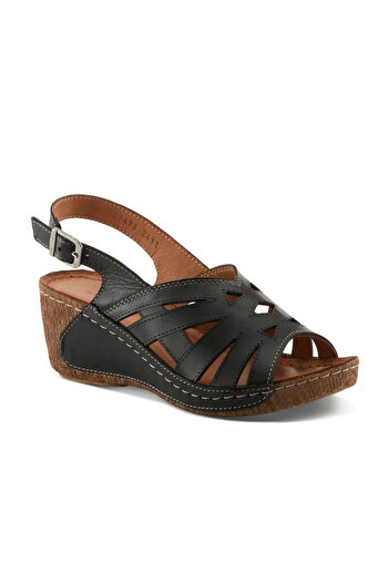İNZE AYAKKABI Genuine Leather Sandals Model Name: Vitae