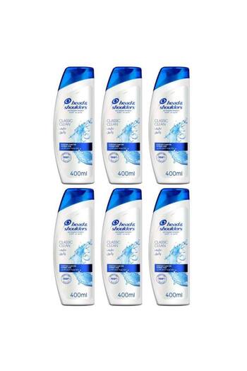 Head&Shoulders Shampoo Head & Shoulders Set - 6 Pieces, 400ml Original