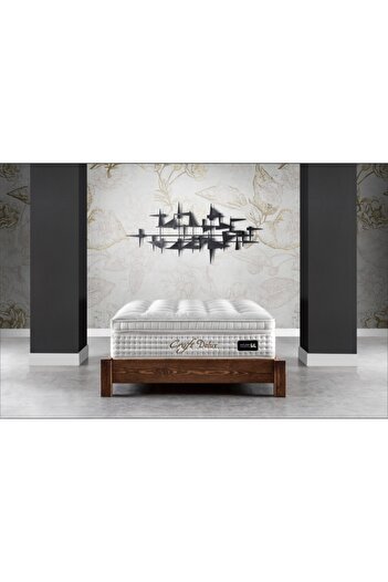 AMSA Kraft Deluxe Mattress (with separate felt layer) insulated pocket, 32cm height, 2/5 softness, luxurious design, hotel comfort.