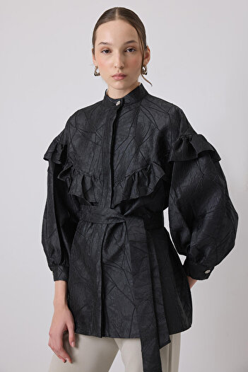 Touché Privé Textured Oversize Jacket