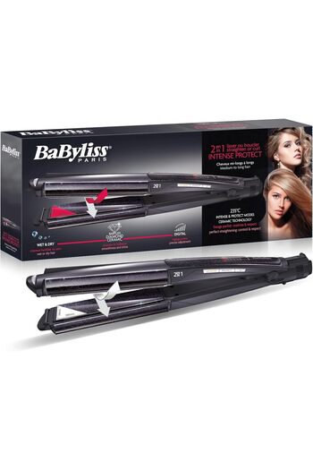 BABYLİSS BaByliss Hair Straightener, Titanium, Black