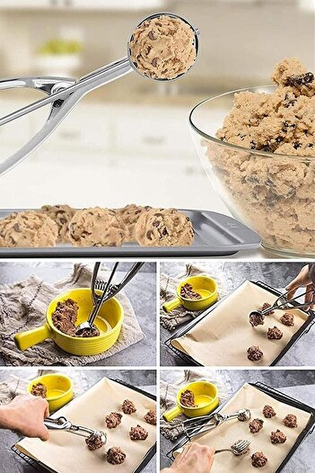 safestore Cookie Ice Cream And Halva Spoon Presentation Ladle Stainless Steel