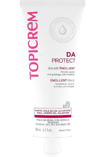 Topicrem Body Balm by for Moisturizing Dry and Sensitive Skin for 24 Hours, Quickly Absorbed, Suitab