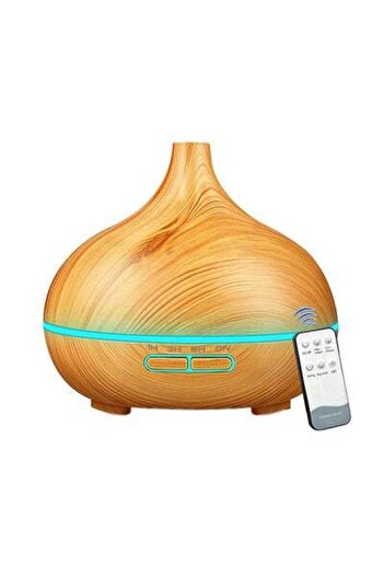 HALAMODO Remote Control Aromatherapy Machine Humidifier Beige 22.50x17.00x17.00centimeter