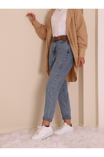 HİJABAYA Belted Jeans