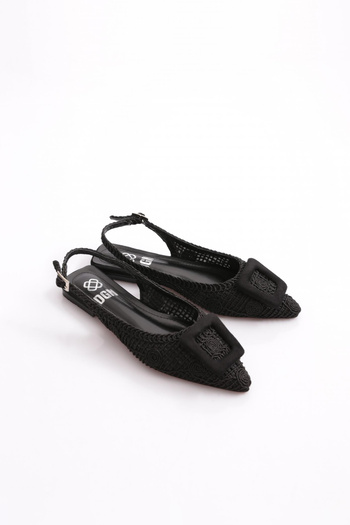DGN 5001 Women's Buckle Ballerinas