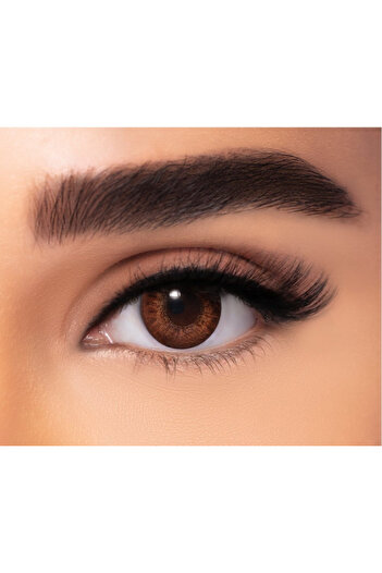 Alcon Air Optix Monthly Color Contact Lens - Brown - ( 4.5 Power)