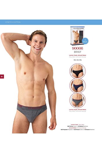 U.S. Polo Assn. U.S. Polo Assn. Men's 3-Piece Slip Plus Size - Multiple Colors