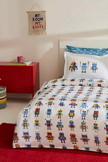 YOUNG Karaca Home Young Voltrab 100% Cotton Single Pique Set Multicolor