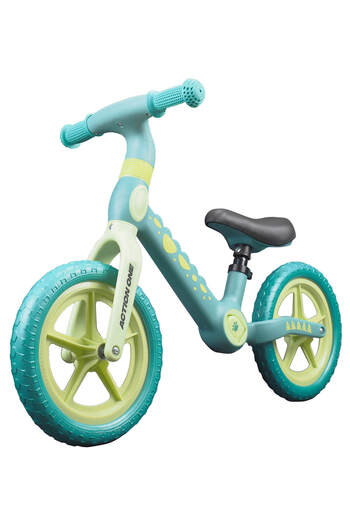 ACTION ONE Balance bike for children 2-5 years old Spiky, 12 inch, green
