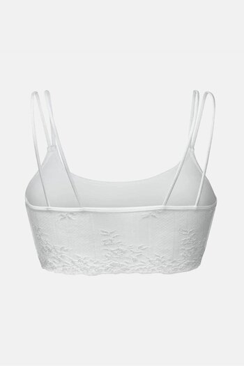 Tchibo Women Non Padded Non Wired Lace Brassiere, White
