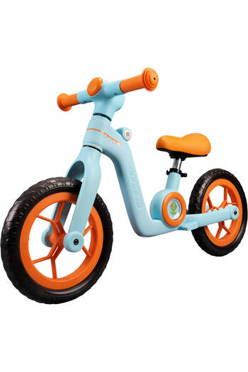 ACTION ONE Bicicleta fara pedale pentru copii Little Dino, 12 inch, blue