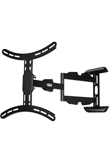 Hama 108712 Ultra long Fullmotion TV Wall Bracket, 400 mm x 400 mm Size, Black