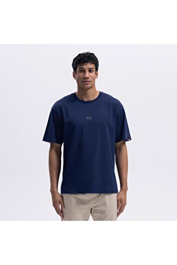 Ellesse Ανδρικό T-Shirt Oversize EM376-NV - Navy Blue