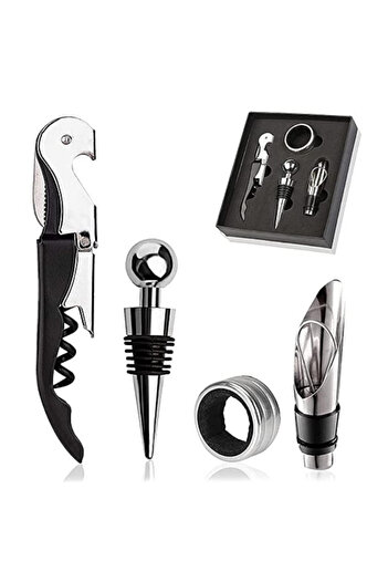 OEM Wine accessories set, 4 pieces, gift box