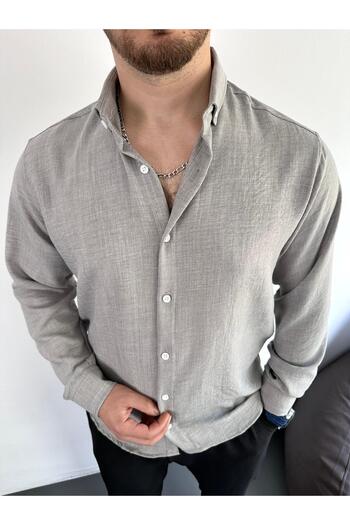 tiggirmoda Сіра бавовняна сорочка з криноліном