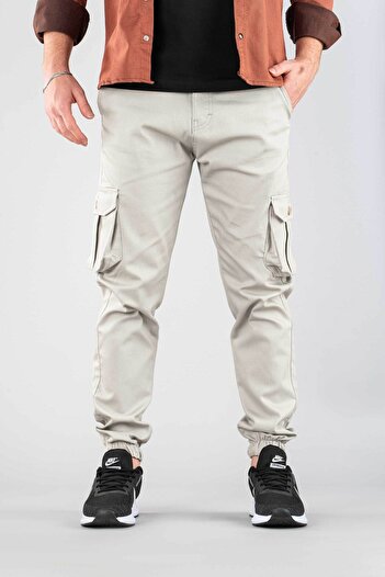 bombe Men's Cargo Pants Stone