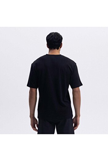 Ellesse Em390-Bk Oversize Tee Men's T-Shirt - Black