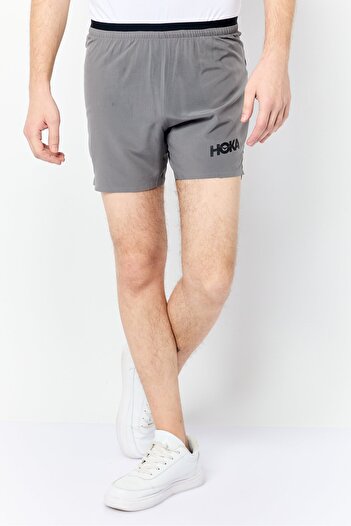 hoka Men Sportswear Fit Training Shorts, Grey