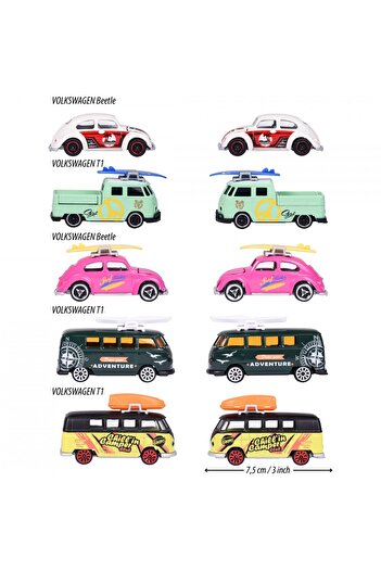 Majorette Set 5 masinute Majorette - Volkswagen The Originals