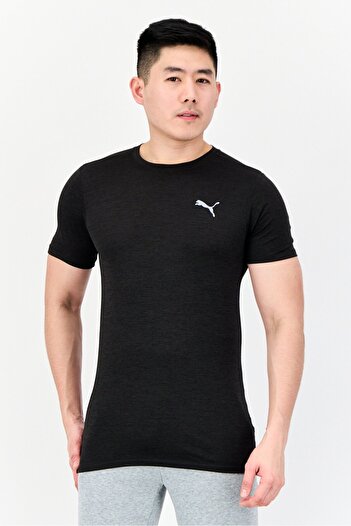 Puma Men Sportswear Fit Short Sleeve Running T-Shirt, Charcoal Grey