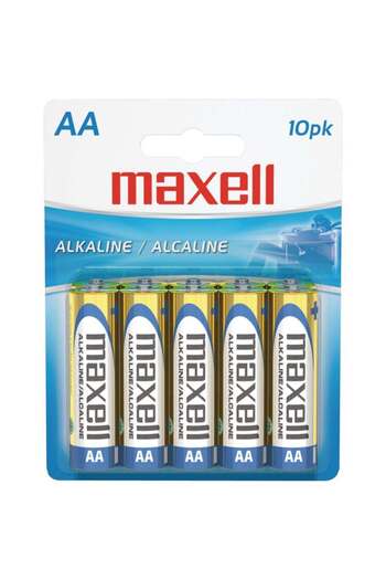 Maxell Maxell Alkaline Batteries Last Longer AA Size