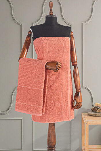 Güvenal Ece 4-Piece Bath Towel Set |   Towel |   Bath Towel I Hammam Set I Dowry Towel