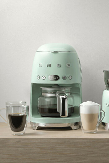 SMEG 50's Style Retro Pastel Green Filter Coffee Machine