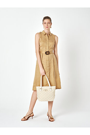 Pierre Cardin Ecru Women's Shoulder Bag