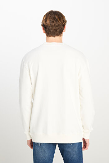 Lee Regular Fit Normal Kesim Sıfır Yaka Sweatshirt