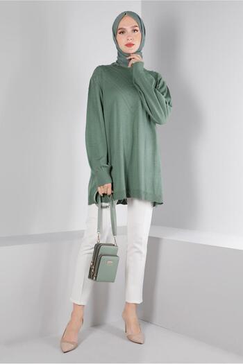 Alvina POMPON DETAILED KNITWEAR TUNIC 43169