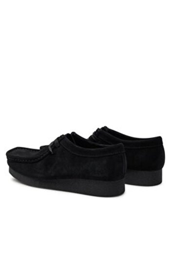 CLARKS Ghete de damă negre CLARKS-WALLABEEEVOSH BLACK SDE 26174746
