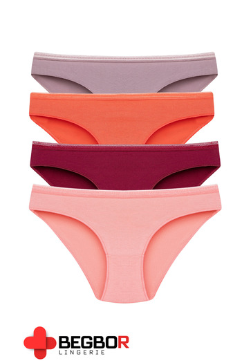 BEGBOR LİNGERİE 4-Piece Lace Detail Panty Set