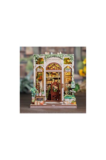 CUTEBEE 3D Puzzle, DIY Bookend, Green Life Bookshop, Cutebee, 196 pieces