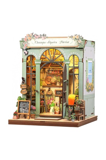 CUTEBEE Puzzle 3D, Suport de cărți DIY, Florărie Champs-Elyses, Cutebee, 199 piese