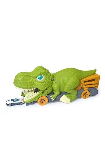 COOYA Dinosaur Transport Truck, Alloy Small Car Model Set,Toddler Toys for 3+ Year Old Boys and Girls