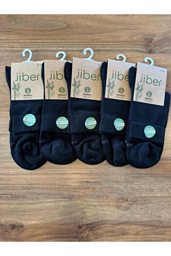 Jiber Half Conch Bamboo Breathable Fabric Comfort Seamless Men's Socks 6 Pack