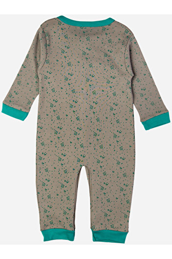 Babies Basic By Styli Printed Cotton Long Sleeves Sleepsuit