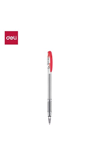 Deli Ball Point Pen RED EQ2-RD