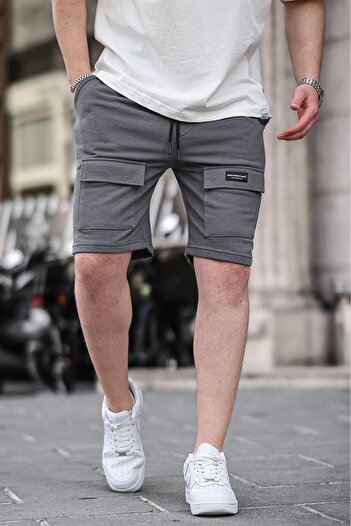 Madmext Smoked Men's Basic Shorts 6533