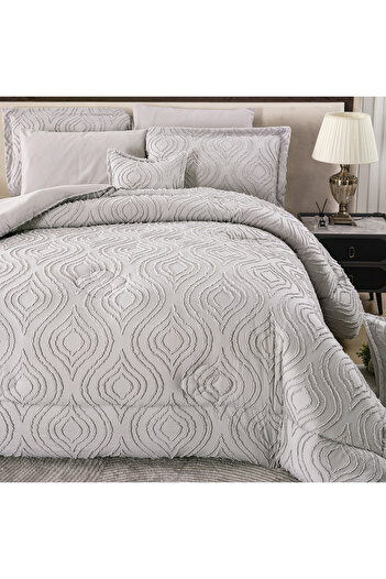 hihome Quilt Set - Bed in a Bag - 8 Piece All Season Set
