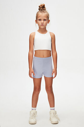 LOVETTI Light Lilac Basic DAnce Shorts for Girls