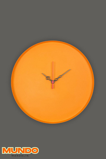 MOOCLOCK Mundo Mandarin Model Bohemian Decorative Silent Flowing Mechanism Wall Clock (30*30cm)