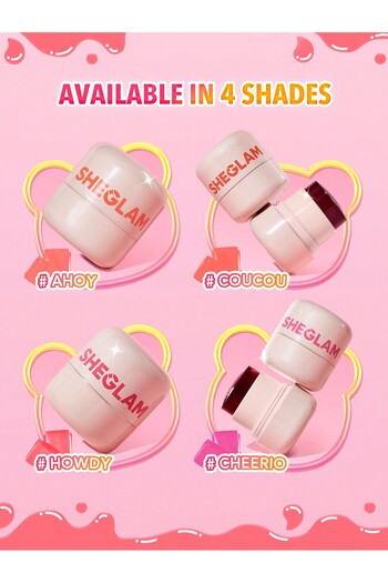 SHEGLAM Jelly-Licious Hydrating Lip & Blush Tint-Cheerio