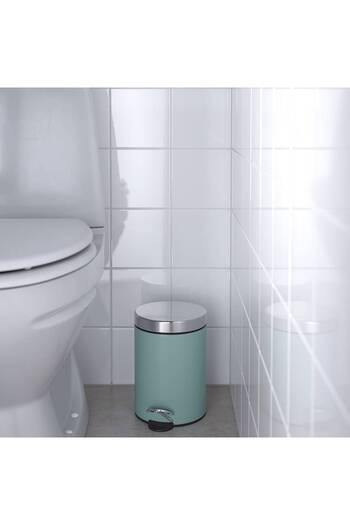 Generic Waste container, light gray-turquoise, 3 L